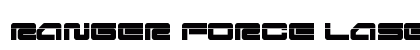Ranger Force Laser Regular Font Preview