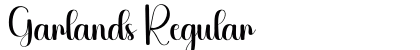Garlands Regular (OpenType) Font Preview