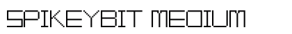 SpikeyBit Medium Font Preview