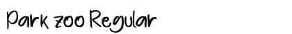 Park zoo Regular Font Preview Park zoo Regular Font Preview