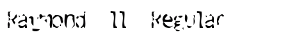 Raymond ll Regular Font Preview