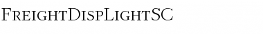 FreightDispLightSC Regular Font