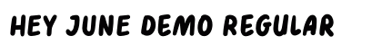 HEY JUNE Demo Regular preview HEY JUNE Demo Regular preview