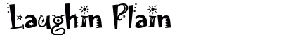 Laughin Plain Font Laughin Plain Font Preview
