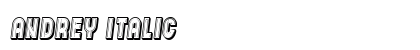 Andrey Italic preview Andrey Italic preview