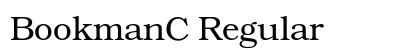 BookmanC Regular Font Preview