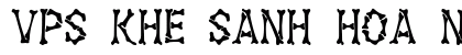 VPS Khe Sanh Hoa Normal Font Preview