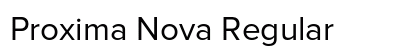 Proxima Nova Regular font free download