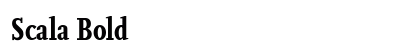 Scala Bold Font Preview