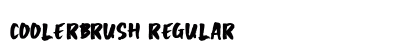 COOLERBRUSH Regular Font Preview