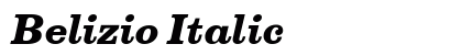 Belizio Italic preview Belizio Italic preview
