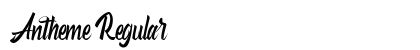Antheme Regular Font Antheme Regular Font Preview