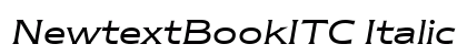 NewtextBookITC Italic Font Preview