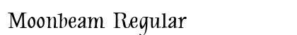 Moonbeam Regular preview Moonbeam Regular preview
