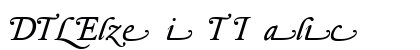 DTLElzevirT Italic Font Preview