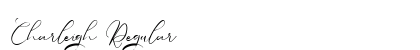 Charleigh Regular Font Preview