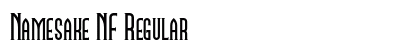 Namesake NF Regular Font Preview