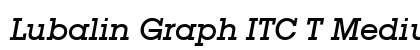 Lubalin Graph ITC T Medium Oblique preview