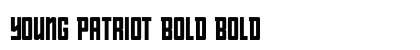 Young Patriot Bold Bold Font Preview