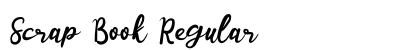 Scrap Book Regular (OpenType) Font Preview
