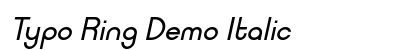Typo Ring Demo Italic preview