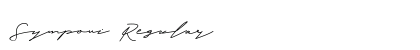 Symponi Regular preview Symponi Regular preview