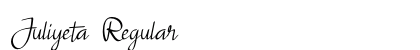 Juliyeta Regular Font Preview