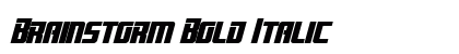 Brainstorm Bold Italic preview