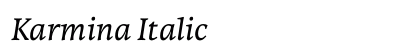 Karmina Italic font free download