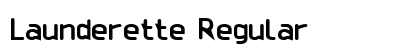 Launderette Regular Font Preview