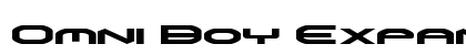 Omni Boy Expanded Expanded Font Preview