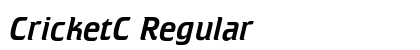 CricketC Regular Font CricketC Regular Font Preview