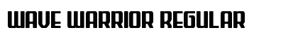 Wave Warrior Regular Font Preview Wave Warrior Regular Font Preview