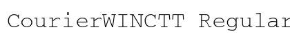 CourierWINCTT Regular Font Preview