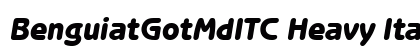 BenguiatGotMdITC Heavy Italic