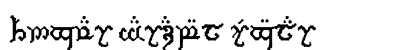 Tengwar Marzabul Regular Font Preview