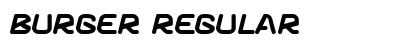 Burger Regular font free download