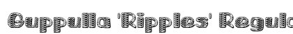 Guppulla 'Ripples' Regular Font Guppulla 'Ripples' Regular Font Preview