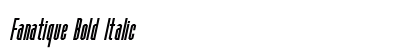 Fanatique Bold Italic preview