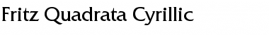 Download Fritz Quadrata Cyrillic Font