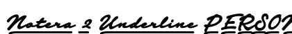 Notera 2 Underline PERSONAL USE Black preview