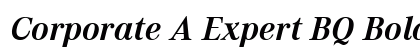 Corporate A Expert BQ Bold Italic preview