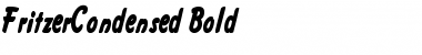 FritzerCondensed Bold Font