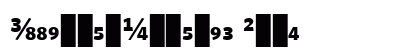 WhitneyNumeric Bold Preview