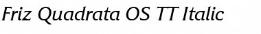 Download Friz Quadrata OS TT Font