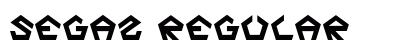 Segaz Regular Font Preview