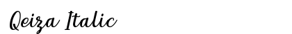 Qeiza Italic preview