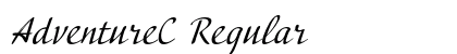 AdventureC Regular Font Preview