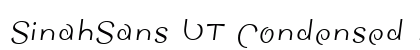 SinahSans LT Condensed Italic preview