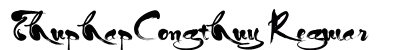 ThuphapCongthuy Regular Font Preview